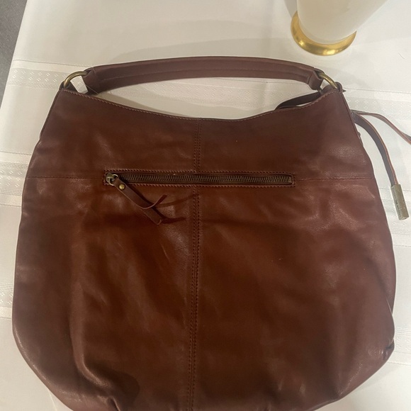 NWOT Lucky Brand Authentic Leather Hobo Bag - Picture 3 of 7